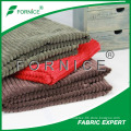 100%poly super soft stripe coral fleece plush fabric for garments